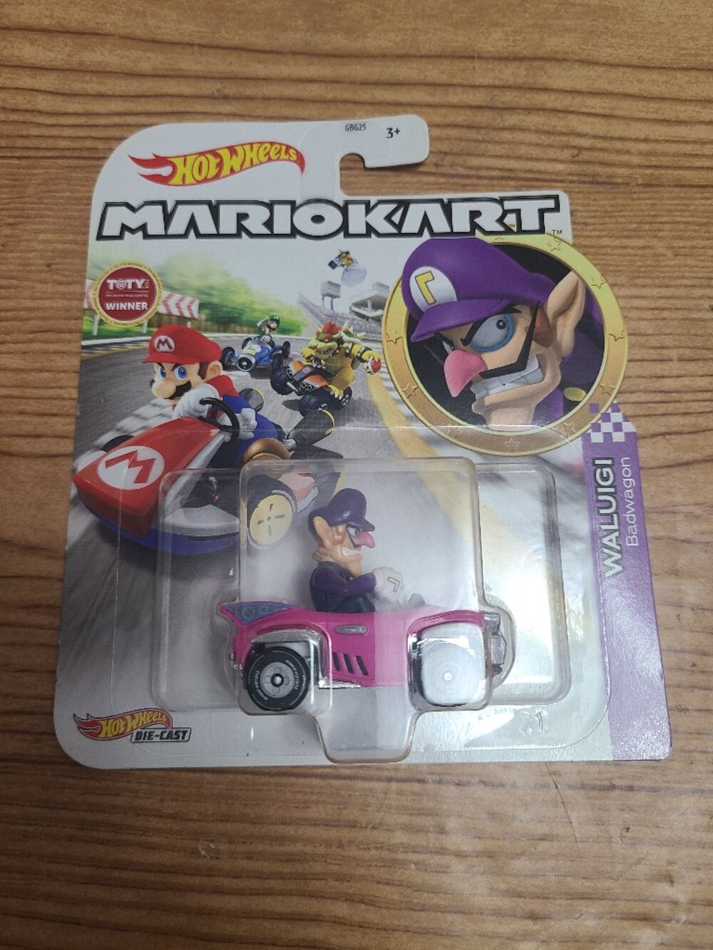 Waluigi MarioKart X Hot Wheels car (NEW)